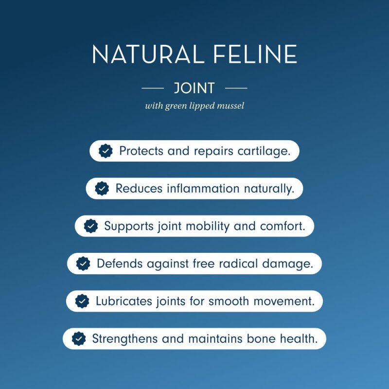 Natural Feline Joint with Green Lipped Mussel - Joint Care - British D'sire