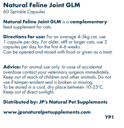 Natural Feline Joint with Green Lipped Mussel - Joint Care - British D'sire