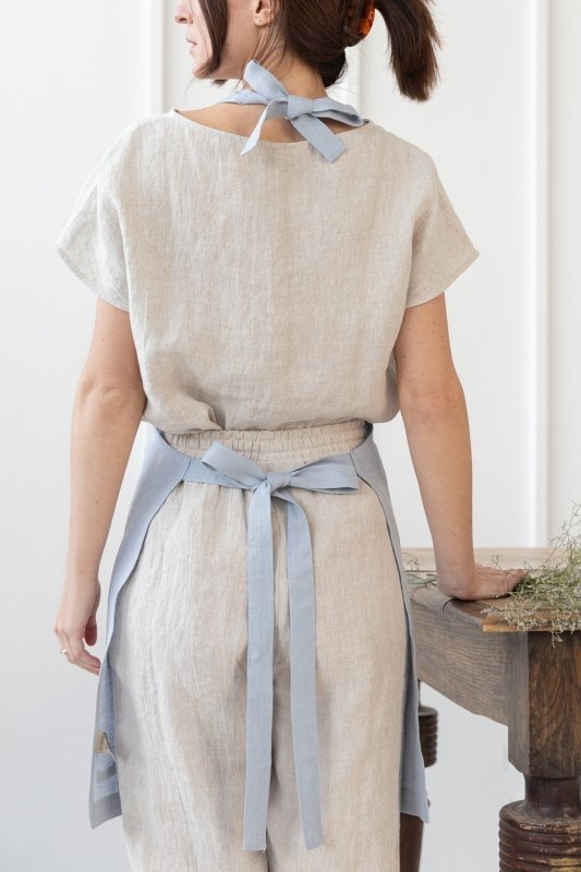 Natural Light linen apron - Apron - British D'sire