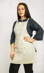 Natural Light linen apron - Apron - British D'sire