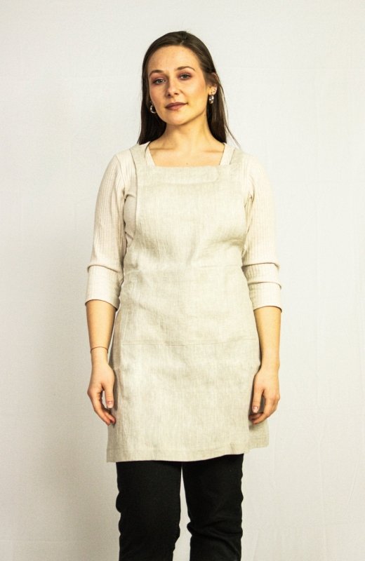 Natural Light linen apron - Apron - British D'sire