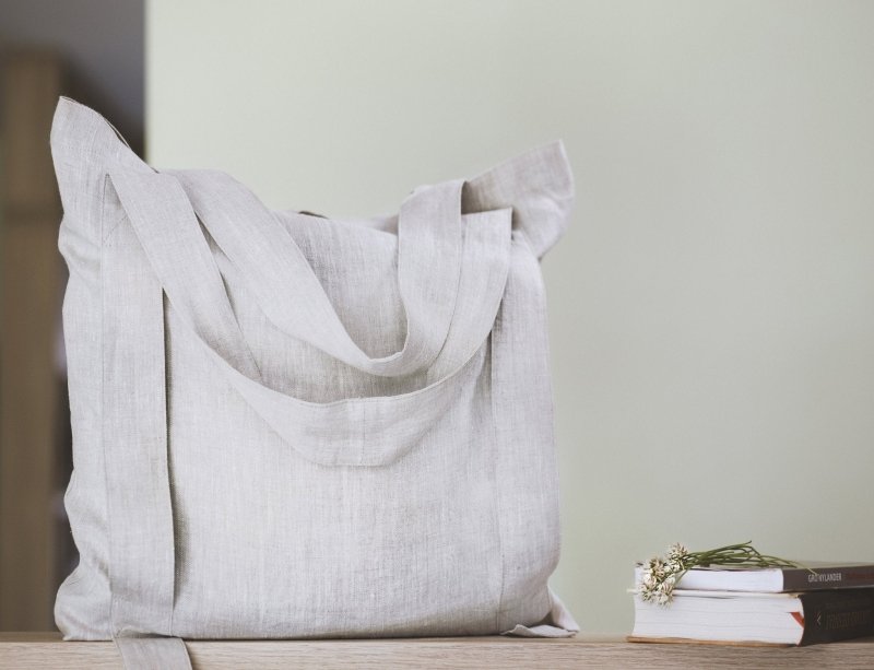 Natural Light linen canvas bag - Canvas Bags - British D'sire