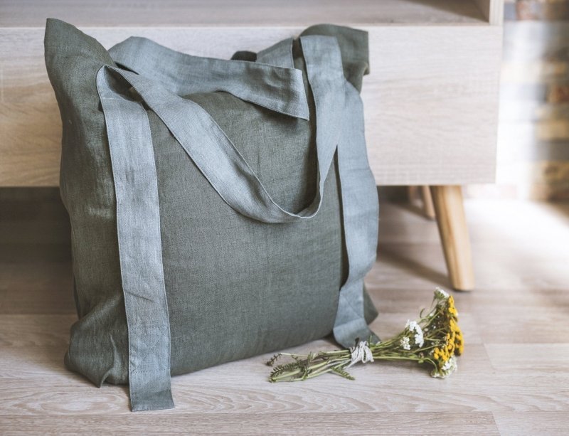 Natural Light linen canvas bag - Canvas Bags - British D'sire