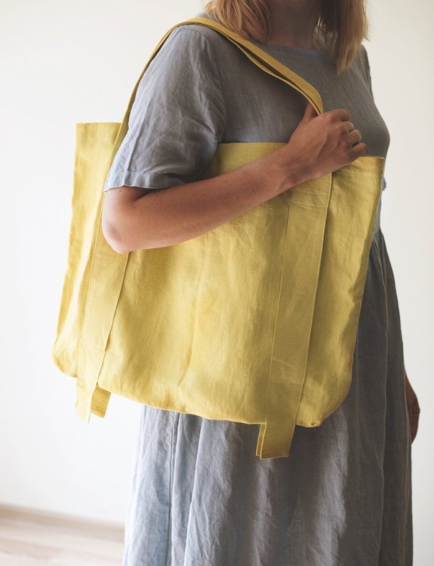 Natural Light linen canvas bag - Canvas Bags - British D'sire