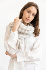 Natural linen scarves - Scarf - British D'sire