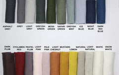 Natural Softened Linen Fabric by Meter | Prewashed Linen by Yard | 100% Pure European Linen | Eco - Friendly Fabric for Sewing & DIY Projects - Linen Fabric - British D'sire