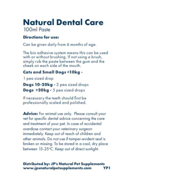 Natural Toothpaste for Dogs & Cats - Dental Care - British D'sire