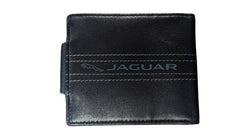 Navy Genuine Leather, Slim, Light, Jaguar inspired Wallet Swolit RFID Blocker Gift Boxed - British D'sire