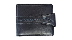 Navy Genuine Leather, Slim, Light, Jaguar inspired Wallet Swolit RFID Blocker Gift Boxed - British D'sire