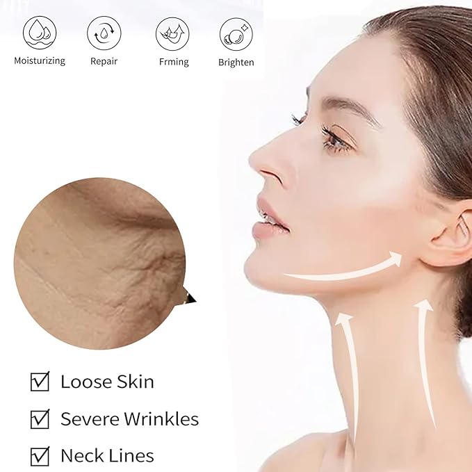 Neck Firming Cream, Neck Cream, Anti Wrinkle Cream, Skin Tightening Cream, Double Chin Reducer Cream, Neck and Chest Tightening Cream, Tightening Sagging Skin, For a Wrinkle-Free - British D'sire