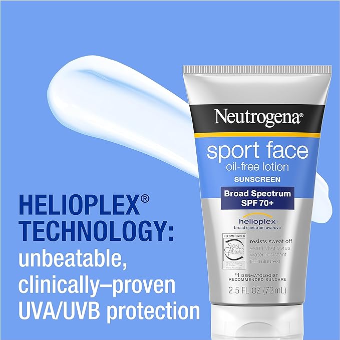 Neutrogena Sport Face SPF#70+ 73 ml Tube, Lotion - British D'sire