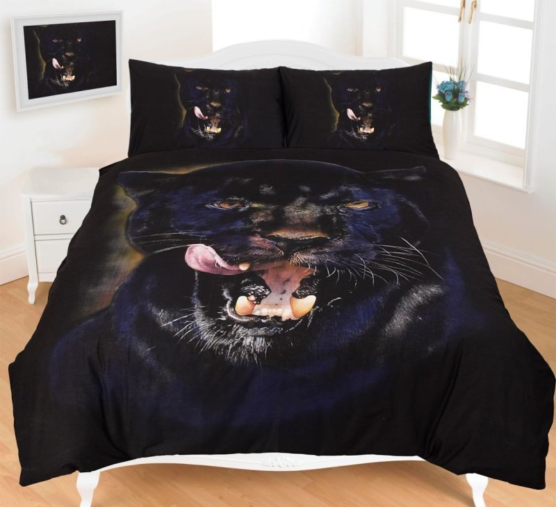 New 3D Animal Print Duvet Cover Set Bedding Sheet Pillowcase Single Double King Sizes - Home, Furniture & DIY:Bedding:Bedding Sets & Duvet Covers - British D'sire