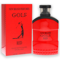 New Brand - Golf Red for Men - 3.3 oz EDT Spray - EDT Spray - British D'sire