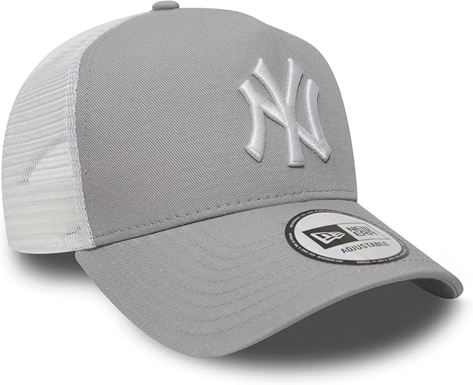 New Era New York Yankees A Frame Adjustable Trucker Cap Clean - Hats & Caps - British D'sire