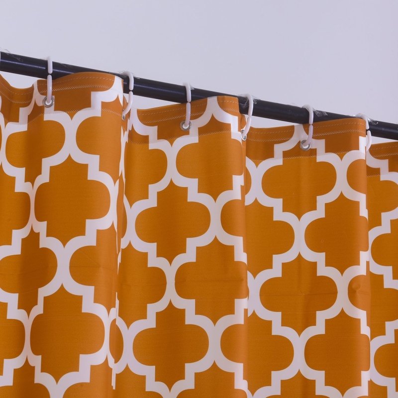 NEW MODERN DESIGN PEVA SHOWER BATHROOM CURTAIN WITH RING HOOKS 180 X 180 CM - Shower Curtain - British D'sire