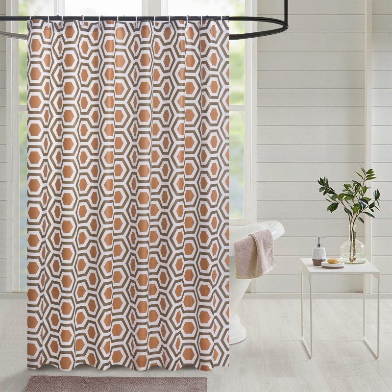 NEW MODERN DESIGN PEVA SHOWER BATHROOM CURTAIN WITH RING HOOKS 180 X 180 CM - Shower Curtain - British D'sire