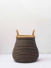 Nibii Basket in Black Medium - basket - British D'sire