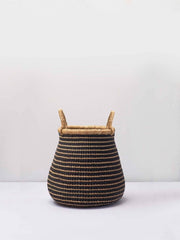 Nibii Basket in Black Medium - basket - British D'sire