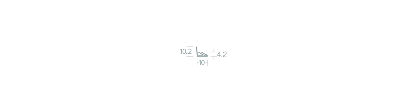 Norsound NOR710 Retro Fit Door Head & Jamb Door Seal - Acoustic Door Seal - British D'sire