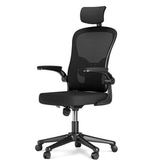 Office Desk Chair with Adjustable Headrest and Lumbar Support Executive Swivel Chair for Home and Office - British D'sire