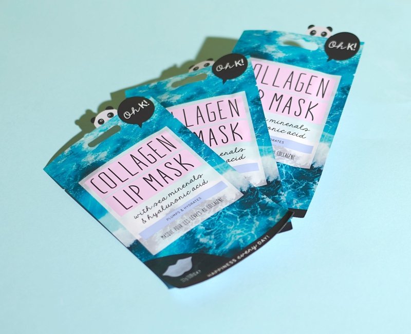 Oh K! Collagen Lip Mask - Plumps and Hydrates - lip mask - British D'sire