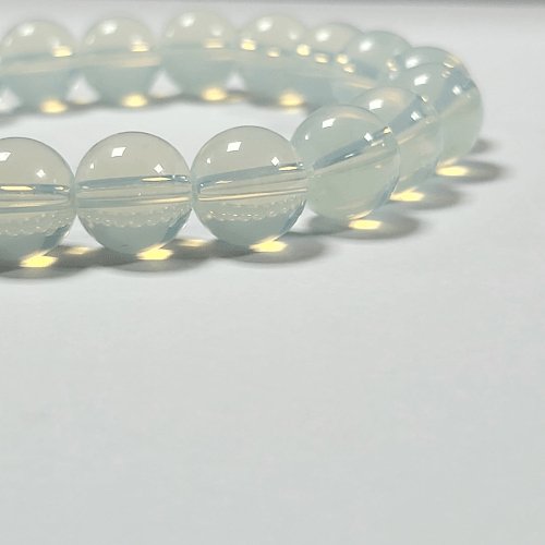 Opalite Bracelet 8mm Round Beads Elevated Momentum Bracelet - British D'sire