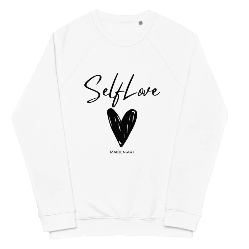 Organic Sweatshirt SELF LOVE Unisex organic raglan sweatshirt - Unisex organic raglan sweatshirt - British D'sire