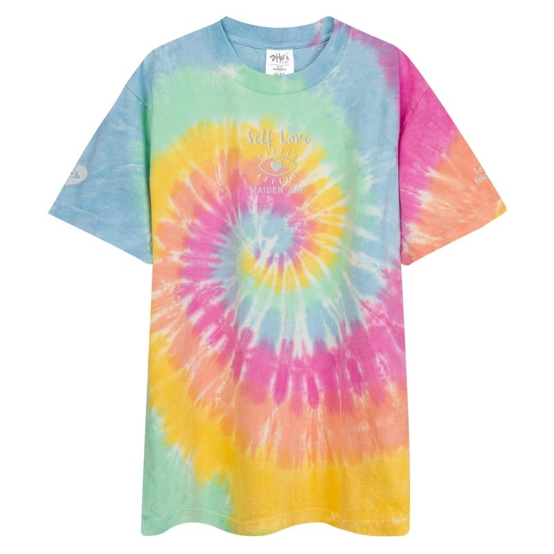 Oversized t-shirt Self Love Oversized tie - dye t-shirt - Oversized tie - dye t-shirt - British D'sire