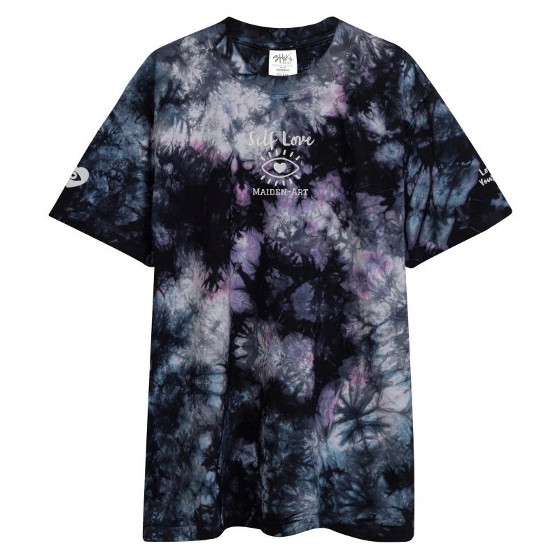 Oversized t-shirt Self Love Oversized tie - dye t-shirt - Oversized tie - dye t-shirt - British D'sire