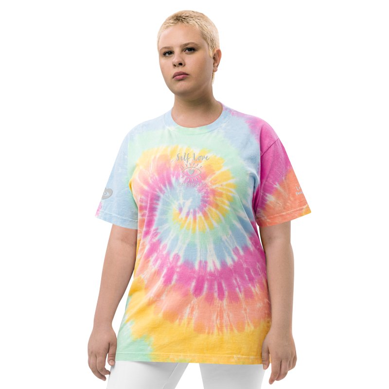 Oversized t-shirt Self Love Oversized tie - dye t-shirt - Oversized tie - dye t-shirt - British D'sire