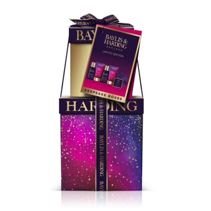 Baylis & Harding Midnight Fig & Pomegranate Luxury Pamper Present Gift Set - Vegan Friendly