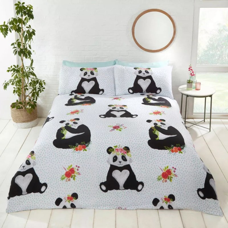 Pandas Kids Bedding Duvet Quilt Cover Set - Home, Furniture & DIY:Bedding:Bedding Sets & Duvet Covers - British D'sire