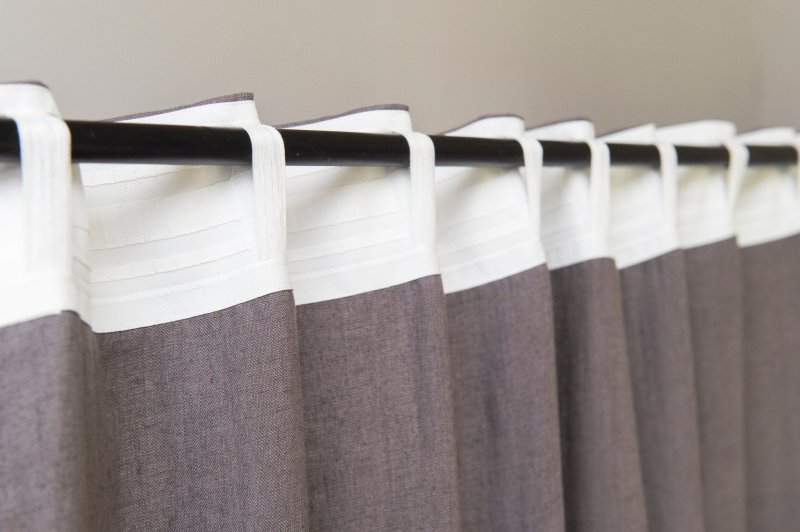 Pastel Plum linen curtain with multifunctional heading tape - Heading Tape - British D'sire