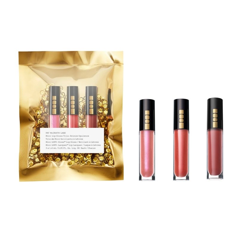 Pat McGrath Labs Mini Lip Gloss Trio Bronze Opulence - Lip Gloss - British D'sire