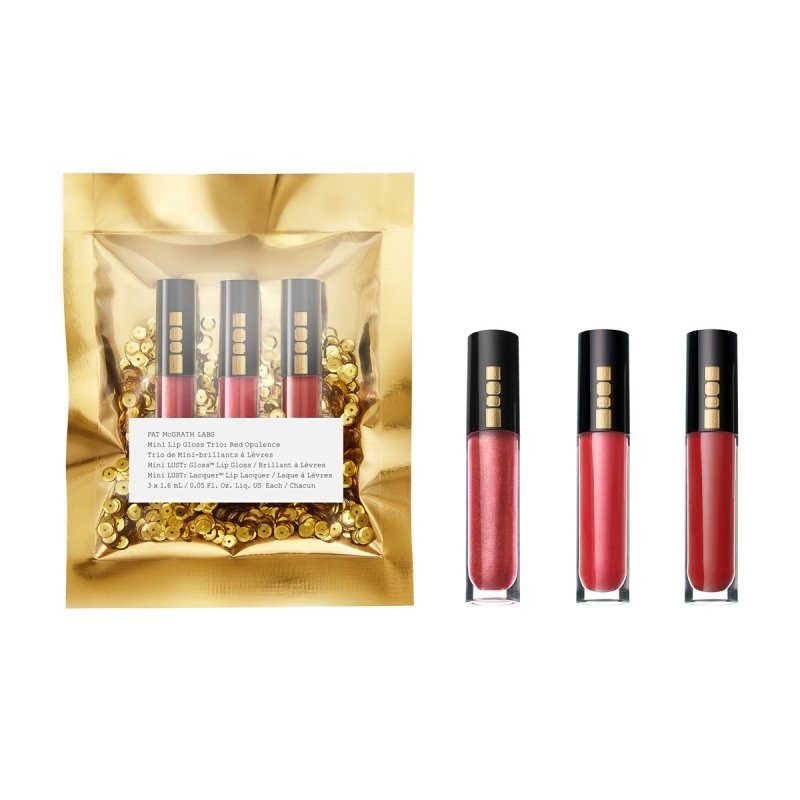 Pat McGrath Labs Mini Lip Gloss Trio Red Opulence - Lip Gloss - British D'sire