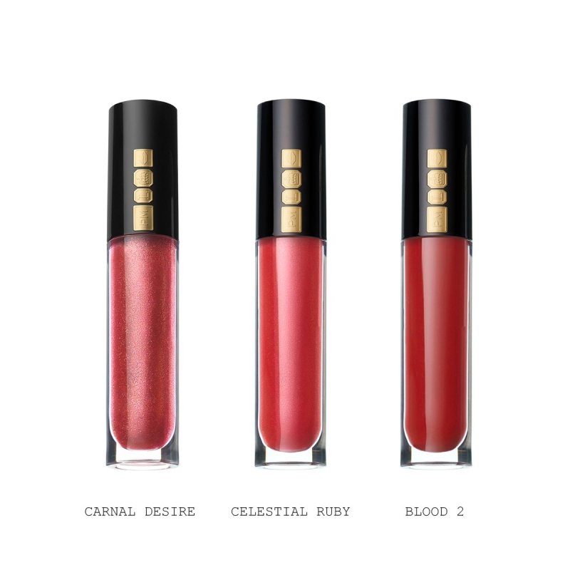 Pat McGrath Labs Mini Lip Gloss Trio Red Opulence - Lip Gloss - British D'sire