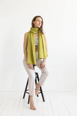 Pear linen scarf - Scarf - British D'sire