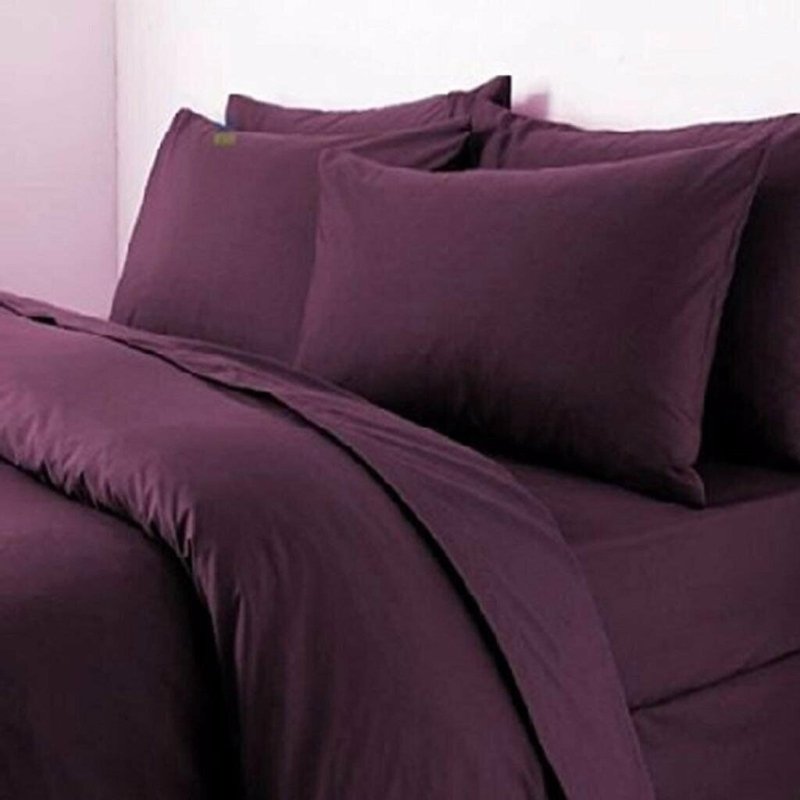 Plain Duvet Quilt Cover with Pillow Case Bedding Set Single Double King All Size - Home, Furniture & DIY:Bedding:Bedding Sets & Duvet Covers - British D'sire