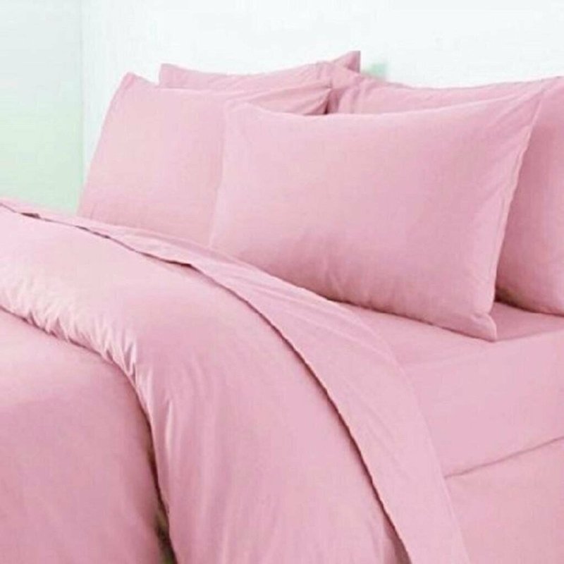 Plain Duvet Quilt Cover with Pillow Case Bedding Set Single Double King All Size - Home, Furniture & DIY:Bedding:Bedding Sets & Duvet Covers - British D'sire