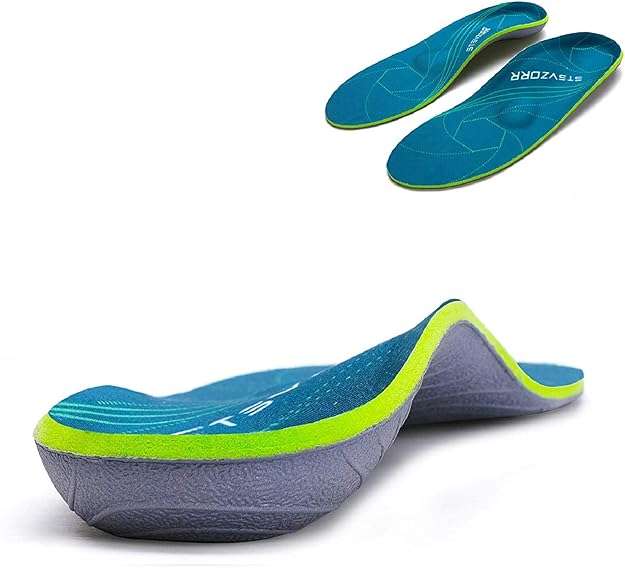 Plantar Fasciitis Arch Support Orthopedic Insoles Relieve Flat Feet Heel Pain Shock Absorption Comfortable Inserts - Shoes Accessories - British D'sire