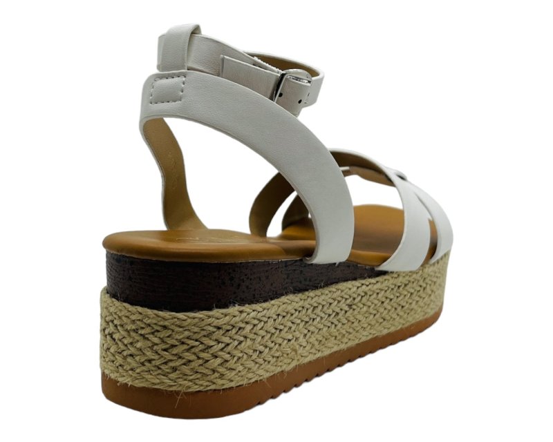 Platform Espadrille Wedge Sandals - Sandals - British D'sire