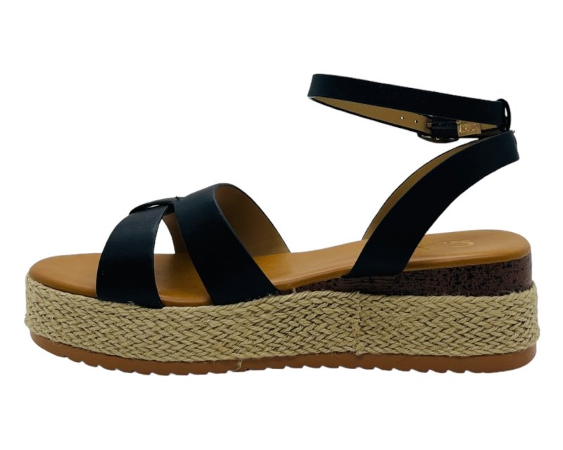 Platform Espadrille Wedge Sandals - Sandals - British D'sire