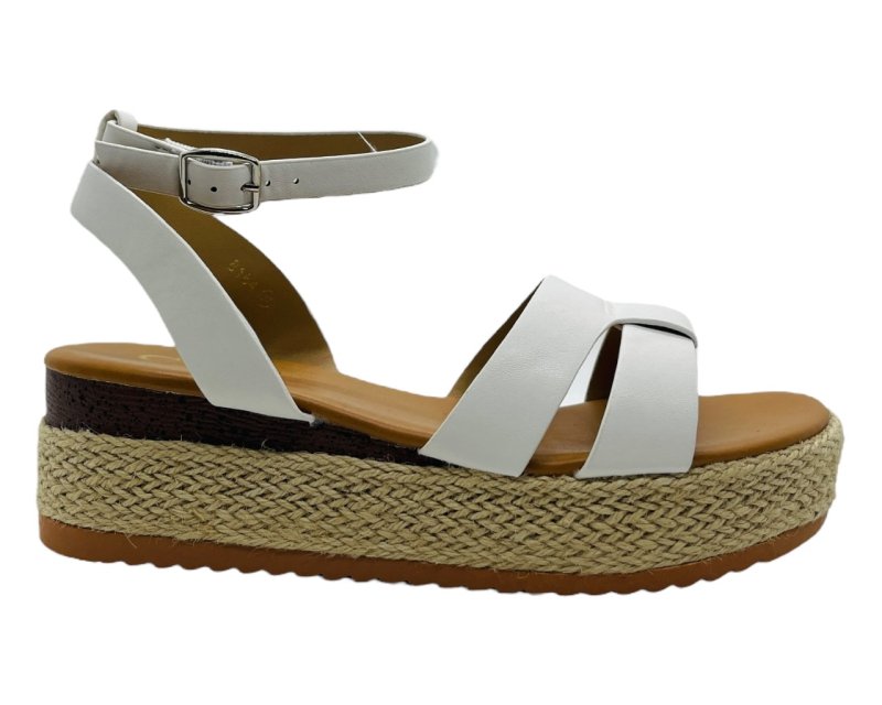 Platform Espadrille Wedge Sandals - Sandals - British D'sire