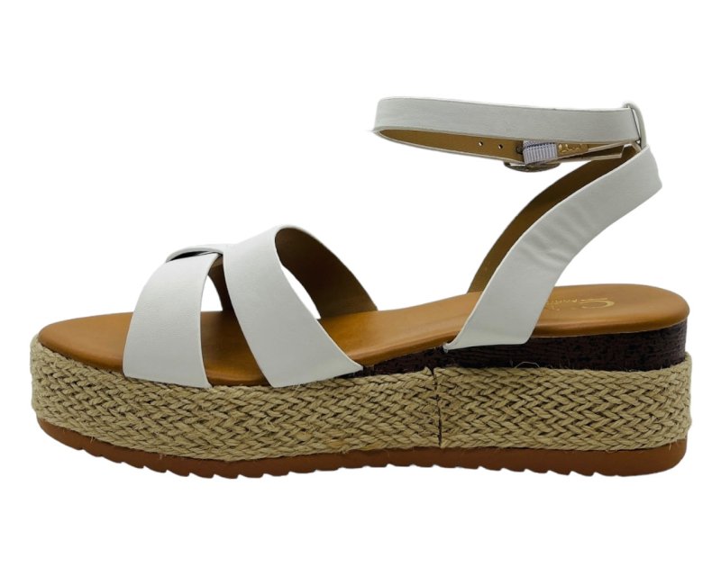 Platform Espadrille Wedge Sandals - Sandals - British D'sire