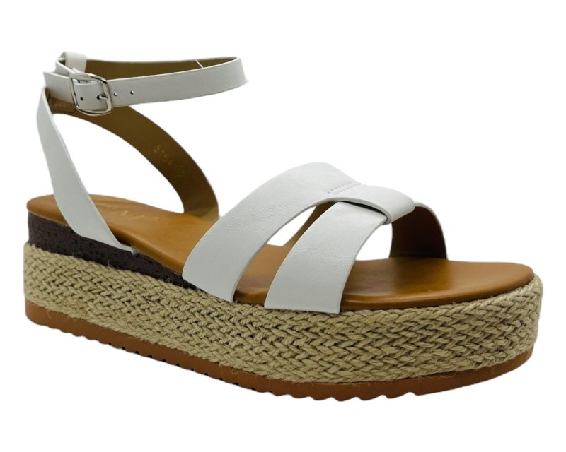 Platform Espadrille Wedge Sandals - Sandals - British D'sire