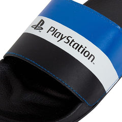 PlayStation Mens Sony Sliders Teens Gaming Slip On Sandals for Gamers Boys Flip Flops Shower Shoes - British D'sire