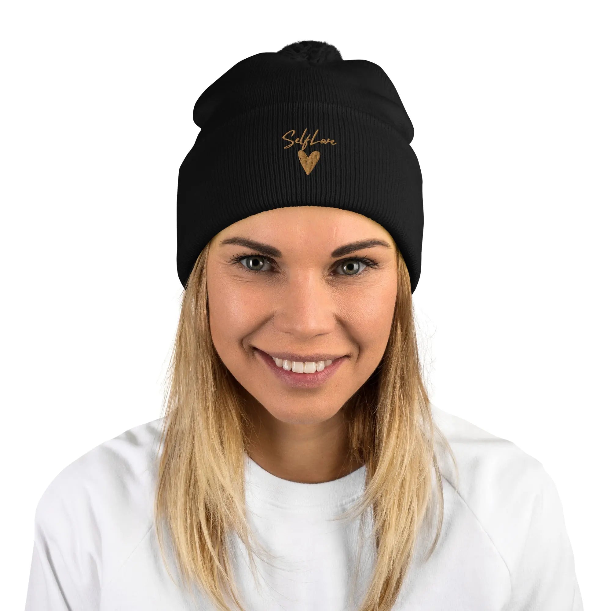 Self Love Pom-Pom Beanie Maiden-Art