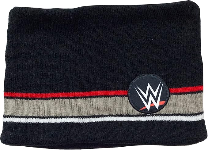 Popgear WWE Logo Snood, Kids, One Size, Black, Official Merchandise - British D'sire