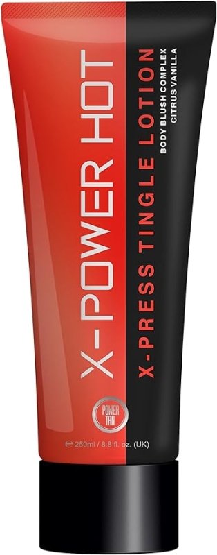 Power Tan X-Power HOT Tingle Sunbed Accelerator Cream 250ml - British D'sire