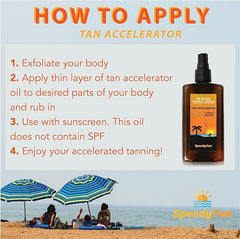 Premium Tan Accelerator Tanning Oil - For Sunbed Use & Natural Tanning - Natural Tanning Accelerator With Carrot Extract - UK Based Brand - British D'sire